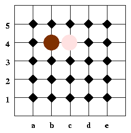 gothello board with stones