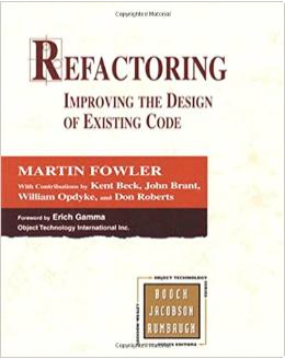 Cover of Fowler's
              "Refactoring"