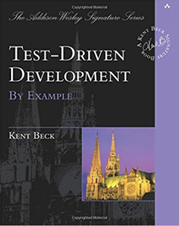 Cover of
              Beck's "TDD by Example"