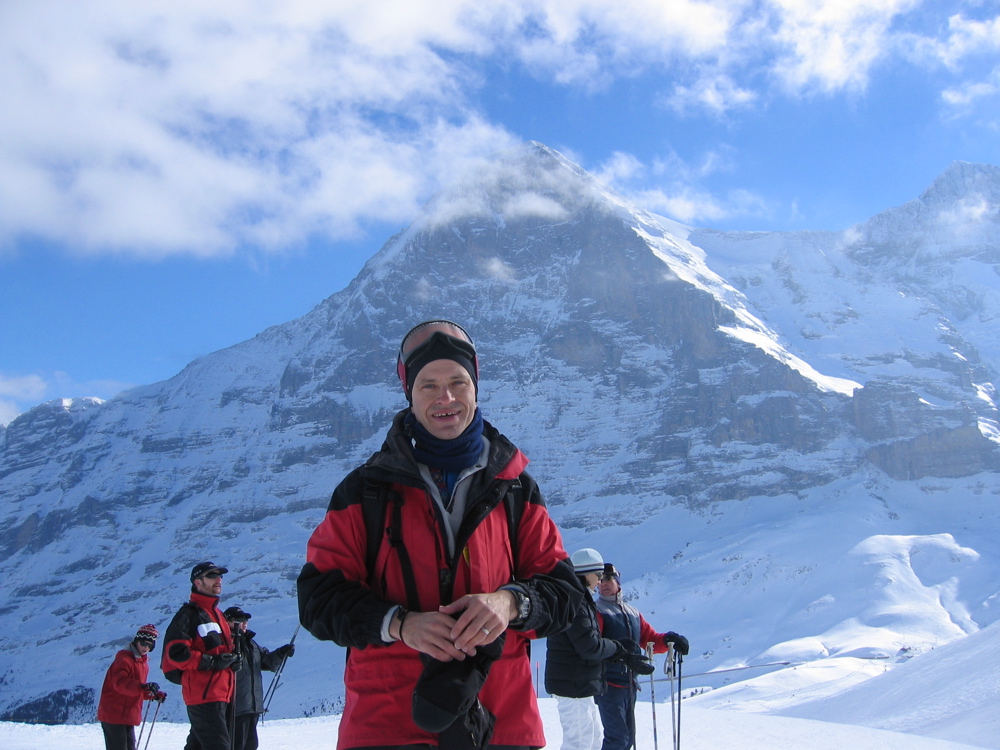 Andrew vor Eiger