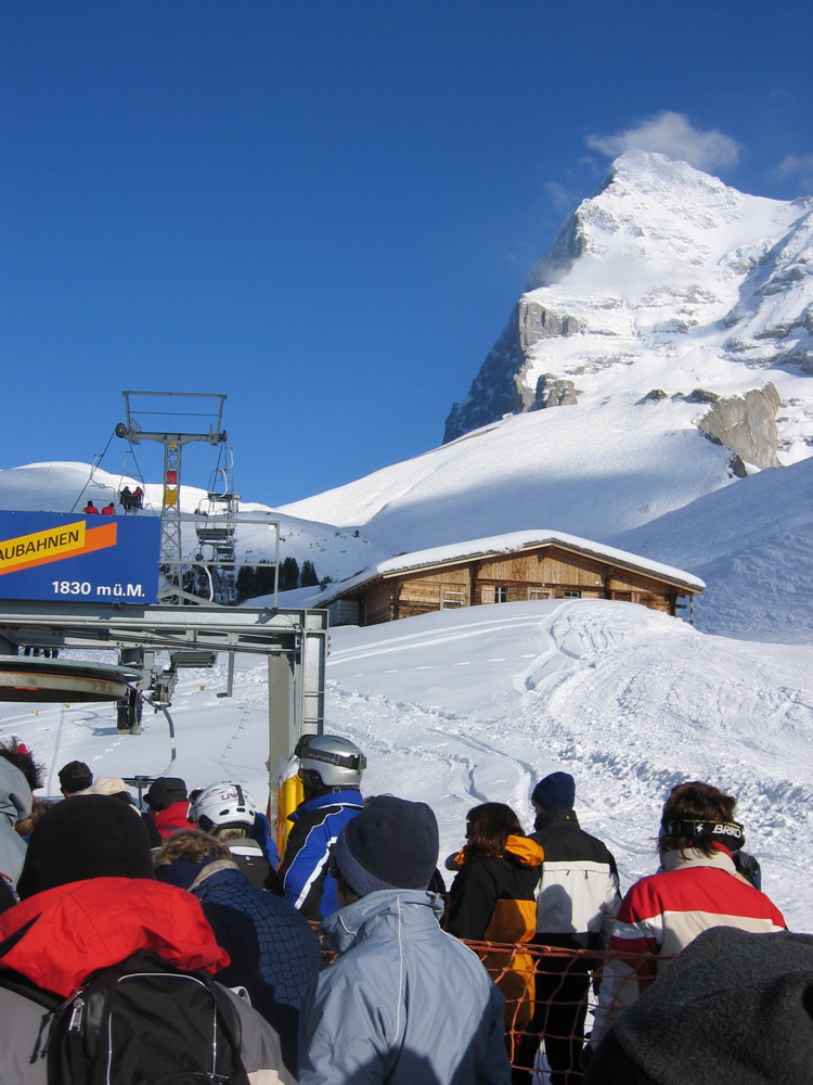 Fallboden base stn (?) and Eiger