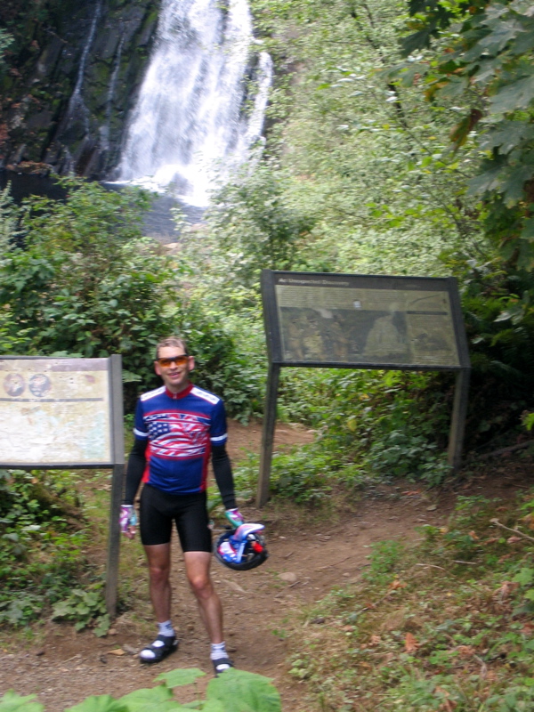 Andrew at Waterfall