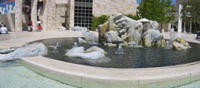 Fountain in courtyard