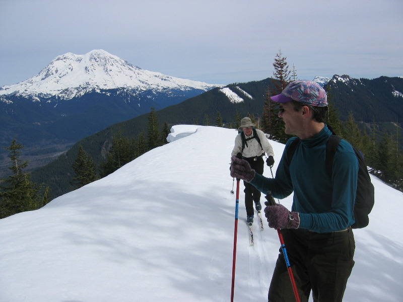 approaching high hut