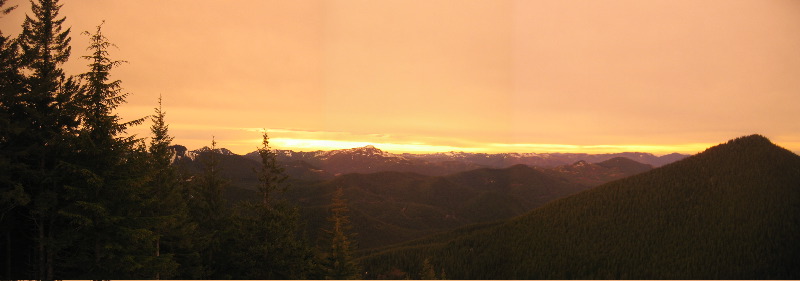 Sunset from Snow Bowl