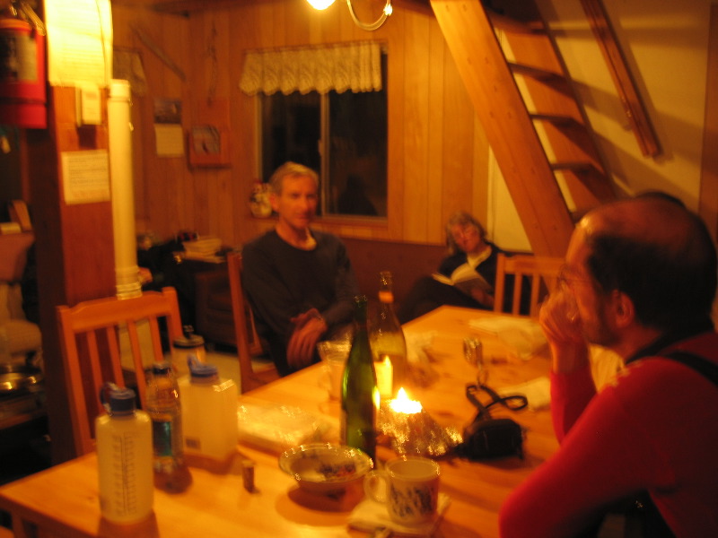 inside Snow Bowl Hut