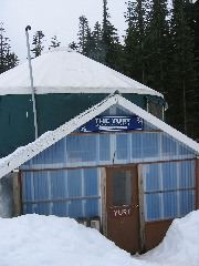 Entrance to the Yurt