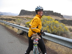 Ceci and Floyd at Horsethief Butte