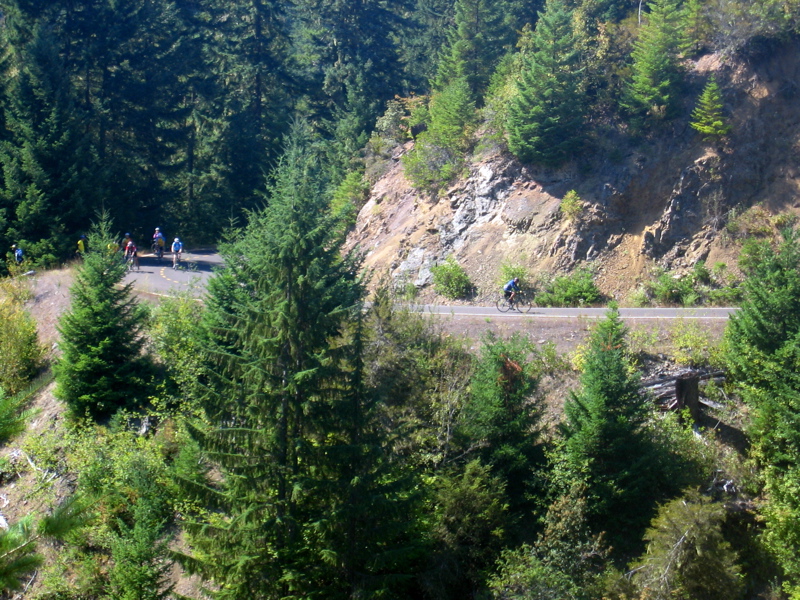 Climbing …