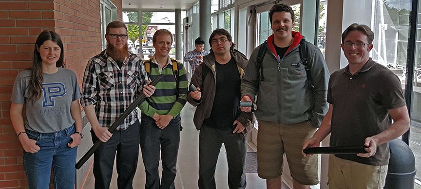 Photo of the capstone team