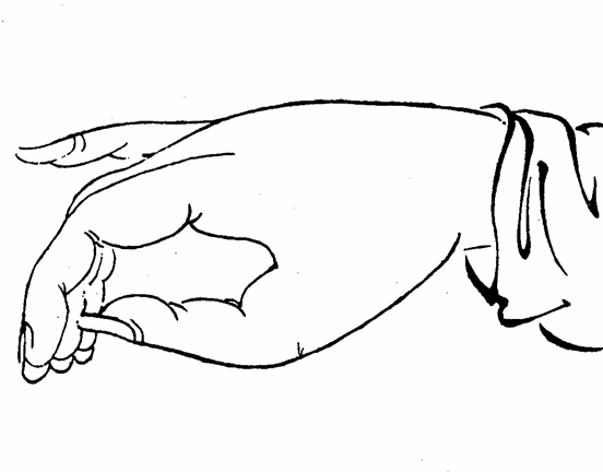 The little finger is held as before The Appearance of the RightHand