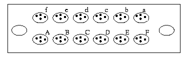 Awari Board In Initial Configuration