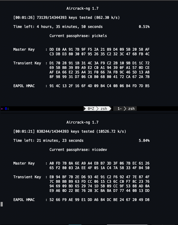 aircrack comparison