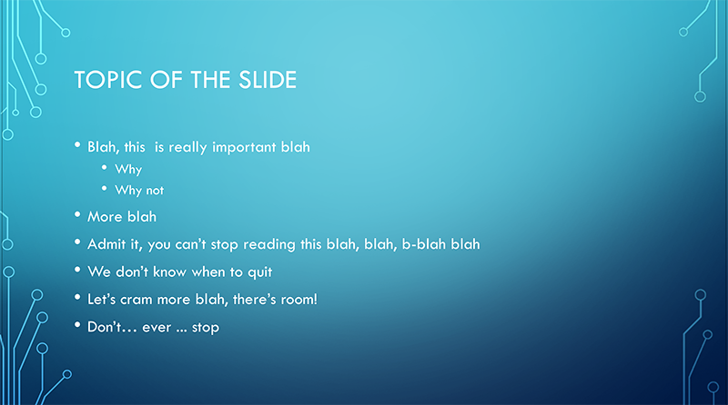 Default PowerPoint Slide layout