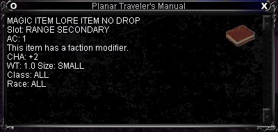 Planar Traveler's Manual